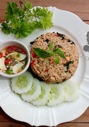 รูปของ ข้าวผัดกะเพราคลุก