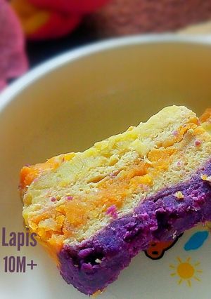 Foto resep [MPASI 10M+] Schotel Ubi Lapis Kukus
