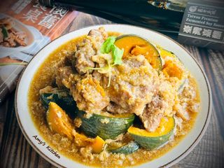 南瓜粉蒸肉 / 簡單電鍋料理