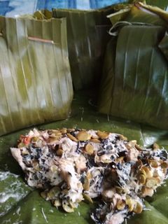 Foto resep Botok lamtoro (pete cina)+ tempe+daun sembukan (daun kentut) 😬