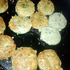 A picture of Chicken chutney kabab.
