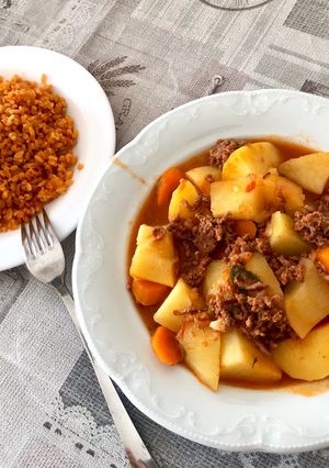 Hình của món Bò kho kiểu Thổ Nhĩ kỳ.
