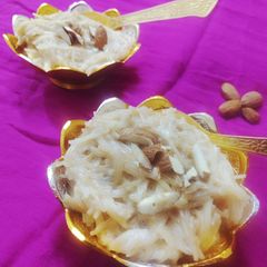 Vermicilli sevaiya kheer A picture of Vermicilli sevaiya kheer.