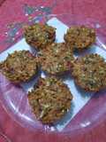Muffins de zanahoria, avena y arroz integral