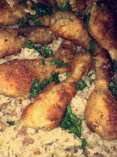 صورة لوصفة افخاد الدجاج المقرمشه