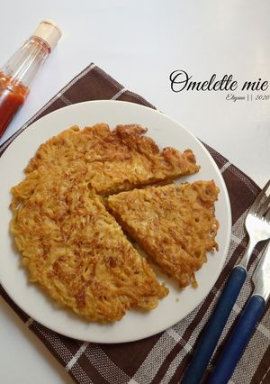 Foto resep Omelette mie