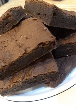 Una foto de Brownies Veganos