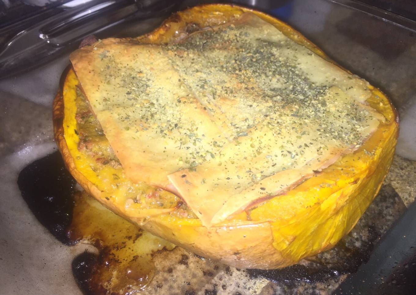 🔶 Calabaza rellena, súper fácil y muy rica!!