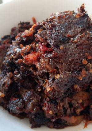 Foto resep Dendeng manis pedas