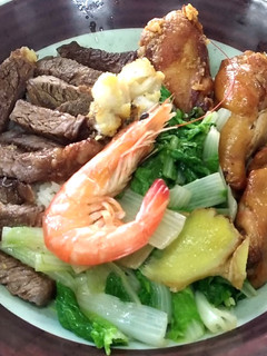 安格斯牛照燒雞海鮮丼 的食譜成品照片