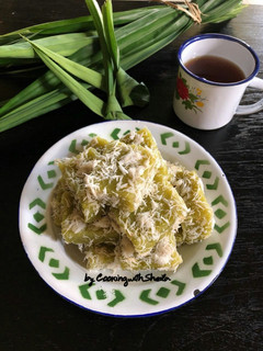 Foto resep Kue Ubi Pandan