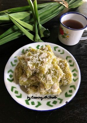 Foto resep Kue Ubi Pandan
