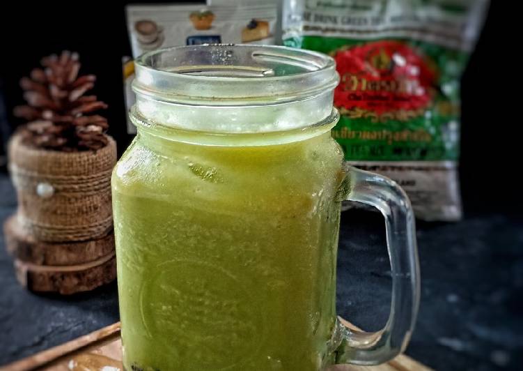 Langkah Mudah untuk Menyiapkan Thai Green Tea, Lezat Sekali