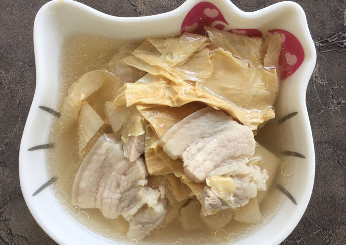Samchan kuah kembang tahu