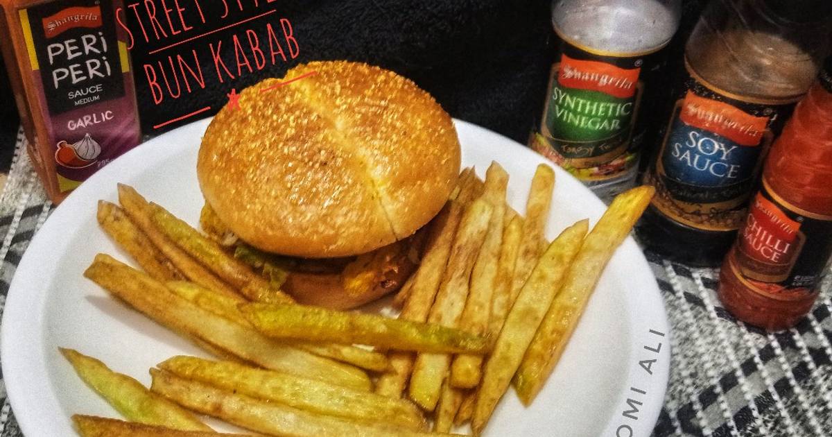 Street style bun kabab Recipe by Somi Ali Cookpad