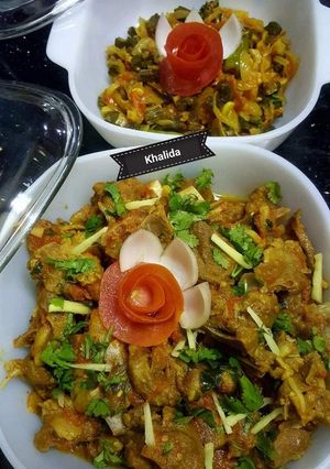 A picture of Mutton karahi.