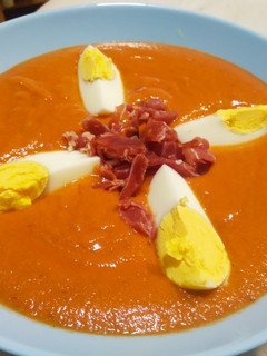 Una foto de Salmorejo express