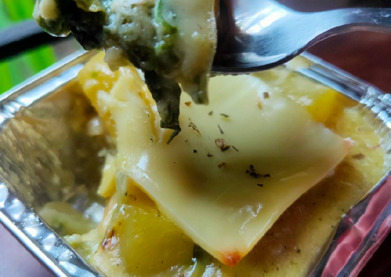 Baked potato and cheese