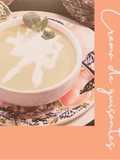 Crema fría de guisantes