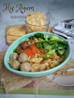 Foto resep Mie Ayam Kuah Kental