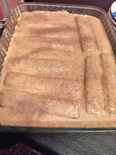 Una foto de Tiramisú de Dulce de Leche