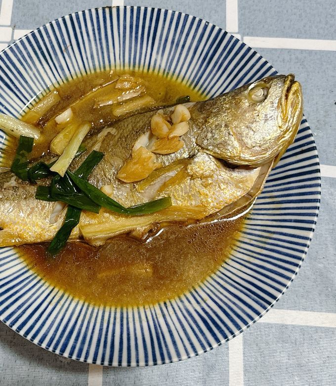 紅燒黃魚 的食譜成品照片