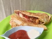 Gambar telur bayam tortilla