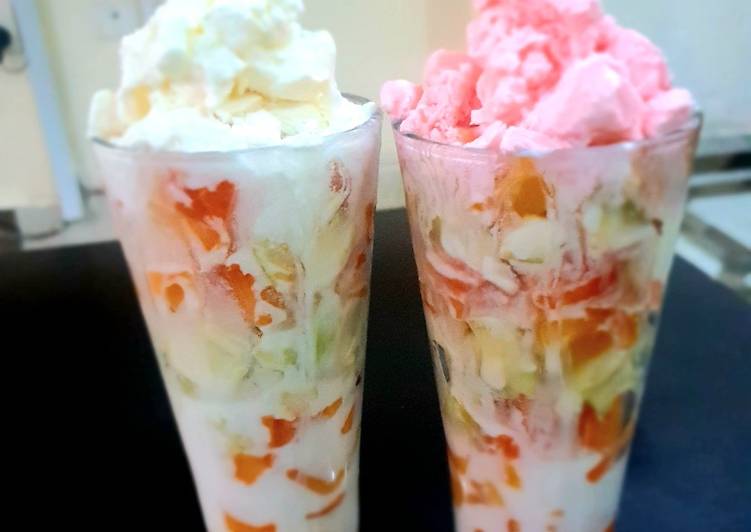 Simple Way to Prepare Ultimate Fruity Icecream