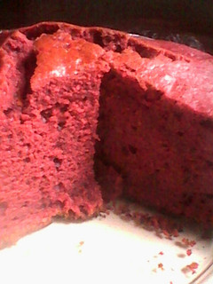 A picture of Red velvet cake.