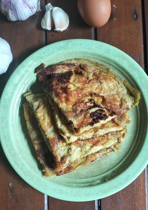Foto resep 93. Telur Dadar Bumbu Uleg