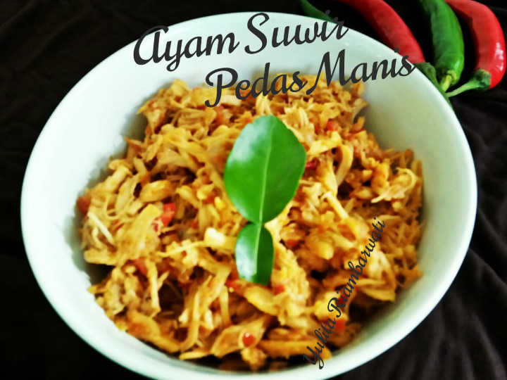 Langkah Mudah untuk Menyiapkan 73. Ayam Suwir Pedas Manis Anti Gagal
