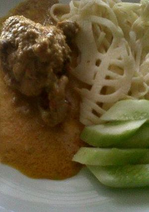 Foto resep Roti jala kari ayam