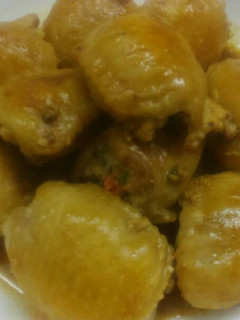 A picture of Stuffed chicken wings.