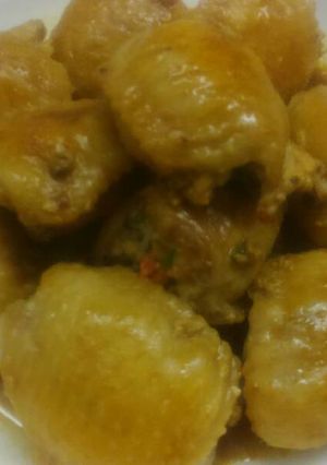 A picture of Stuffed chicken wings.