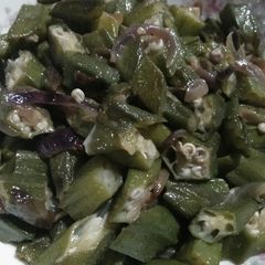 A picture of Bhindi fry.