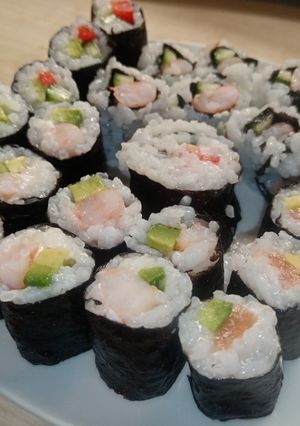 Sushi recept recept fotója