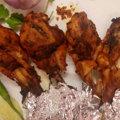A picture of Chicken legs kebab.