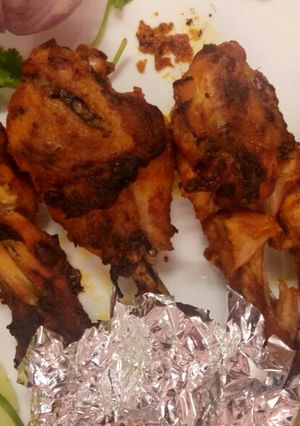 A picture of Chicken legs kebab.