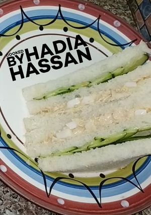 A picture of Easy Mayo egg sandwich 🥪.