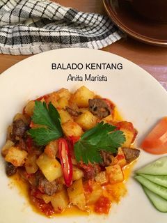 Foto resep Balado Kentang ati