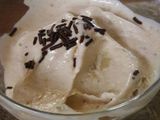 Helado casero de plátano