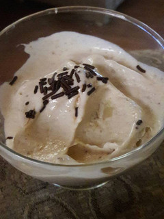 Una foto de Helado casero de plátano