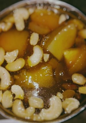 A picture of Dry fruits mango chutney.