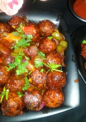 ड्राई मंचूरियन (dry manchurian recipe in hindi) रेसिपी मुख्य फोटो