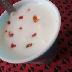 A picture of Mithi lassi.
