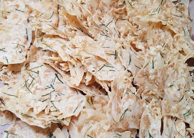 Bagaimana Menyiapkan Peyek rebon renyah anti gagal, Lezat