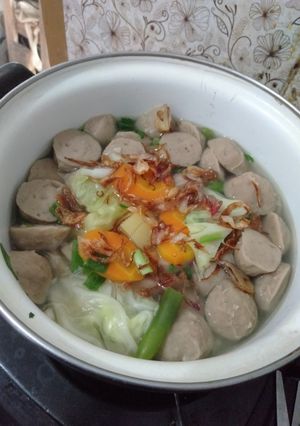 Foto resep Sup Baso Simple
