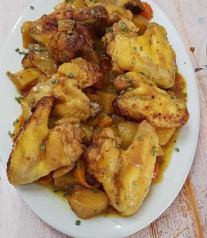 O poză a rețetei Aripioare de pui în punga Maggi.