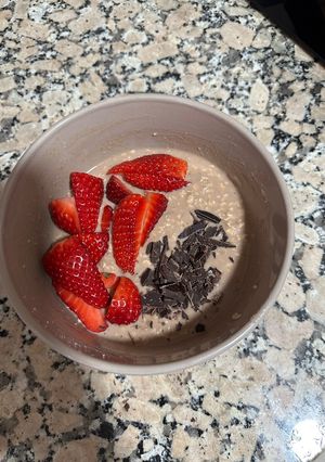 Una foto de Porridge de avena