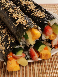 簡單韓式紫菜包飯 | Kimbap 的食譜成品照片